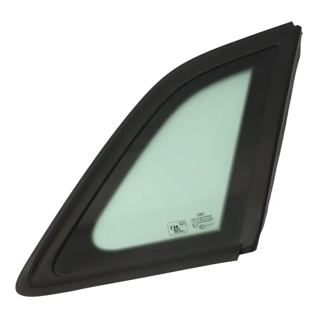 Window Glass Rear Door Right O/S Quarter Green AS2 to Audi A3 8V with Part number 8V4845300 Audi A3 8V Window Glass Rear Door Right O/S Quarter Green AS2 - SKU 8V4845300 - Part number 8V4845300