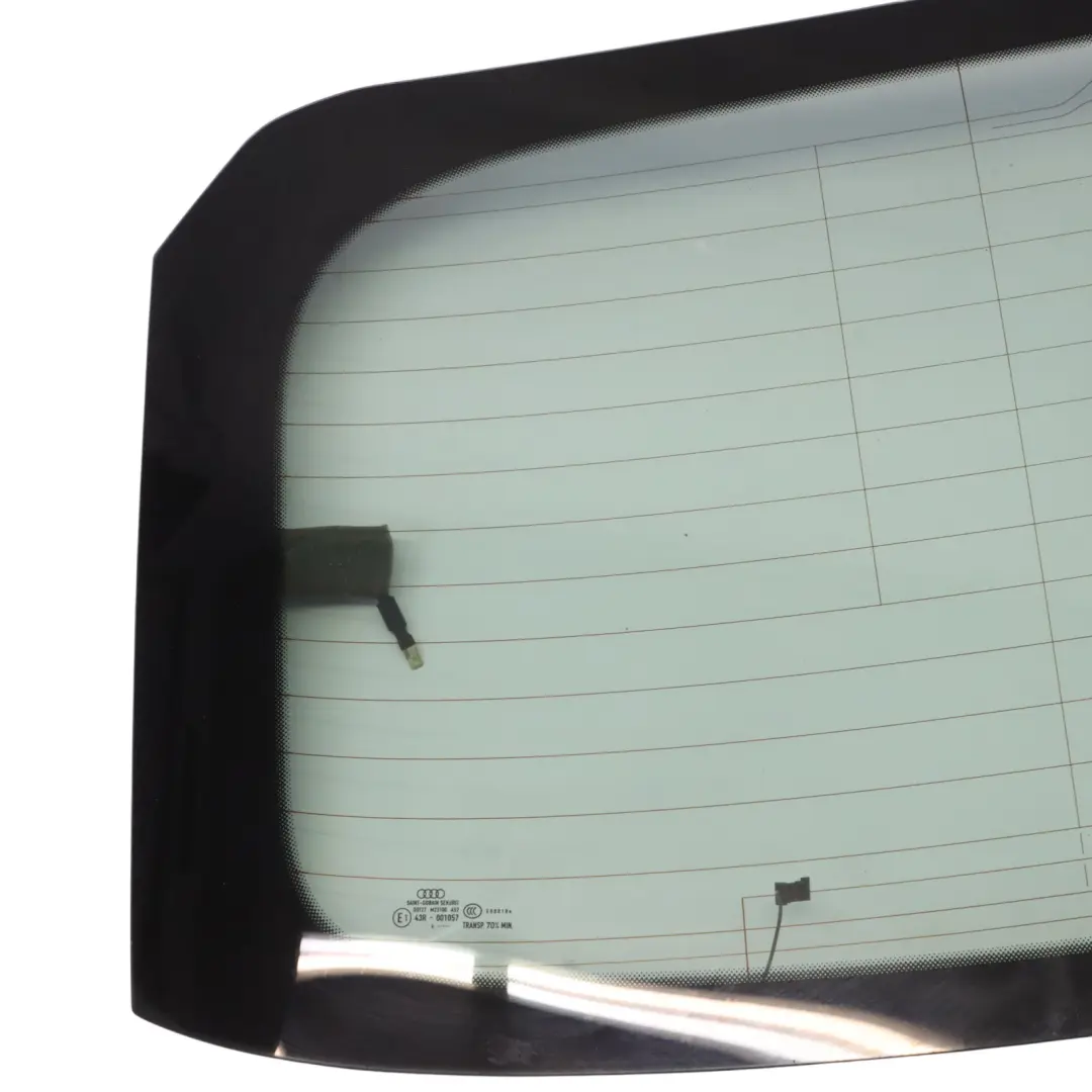 Audi A3 8V Tapa del maletero Cristal trasero calefactable Verde AS2 - SKU 8V4845501 - Número de pieza 8V4845501