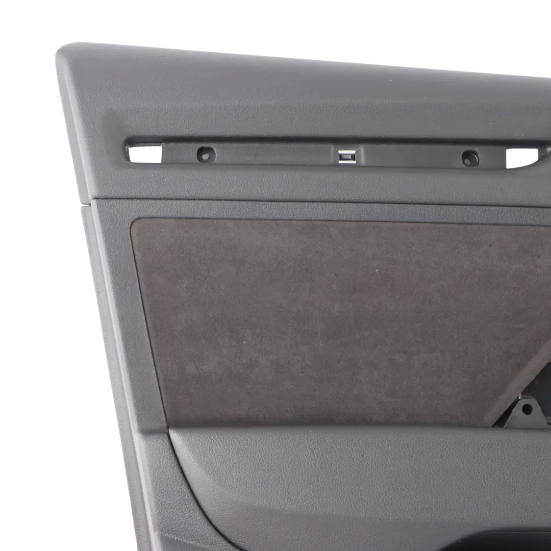 Audi RS3 8V Door Card Front Left N/S Trim Panel Alcantara Black - SKU 8V4867103F - Part number 8V4867103F