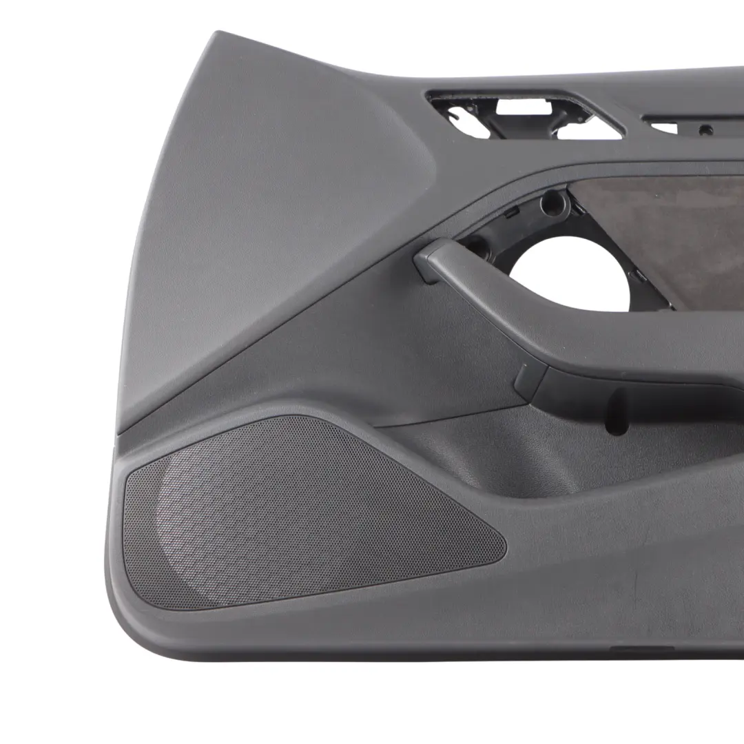 Door Card Front Right O/S Trim Panel Alcantara Black to Audi RS3 8V with Part number 8V4867104F Audi RS3 8V Door Card Front Right O/S Trim Panel Alcantara Black - SKU 8V4867104F - Part number 8V4867104F