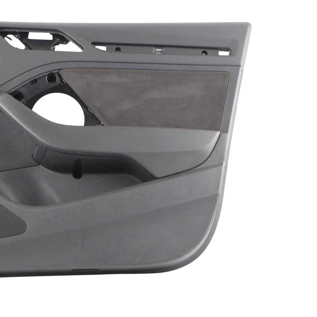 Door Card Front Right O/S Trim Panel Alcantara Black to Audi RS3 8V with Part number 8V4867104F Audi RS3 8V Door Card Front Right O/S Trim Panel Alcantara Black - SKU 8V4867104F - Part number 8V4867104F