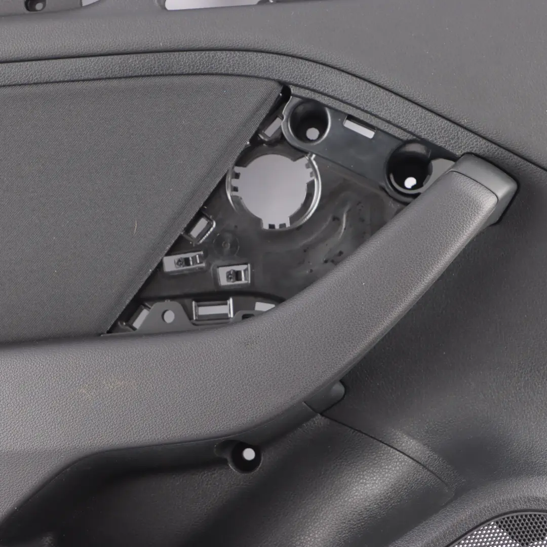 5D Door Card Rear Left N/S Trim Panel Cloth Black to Audi A3 8V with Part number 8V4867303 Audi A3 8V 5D Door Card Rear Left N/S Trim Panel Cloth Black - SKU 8V4867303 - Part number 8V4867303