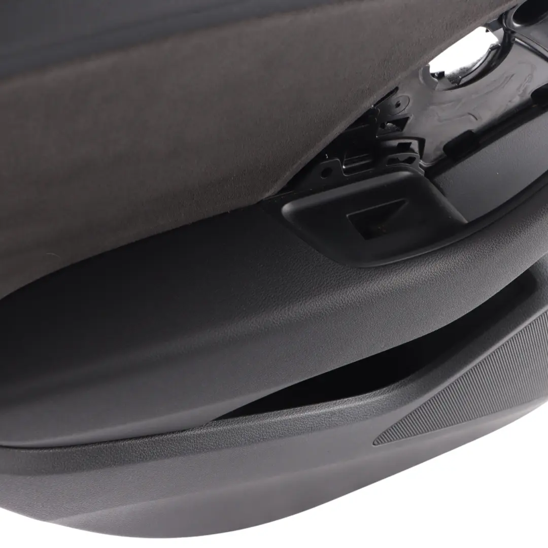 Door Card Rear Left N/S Trim Panel Cover Alcantara Black to Audi RS3 8V with Part number 8V4867303F Audi RS3 8V Door Card Rear Left N/S Trim Panel Cover Alcantara Black - SKU 8V4867303F - Part number 8V4867303F