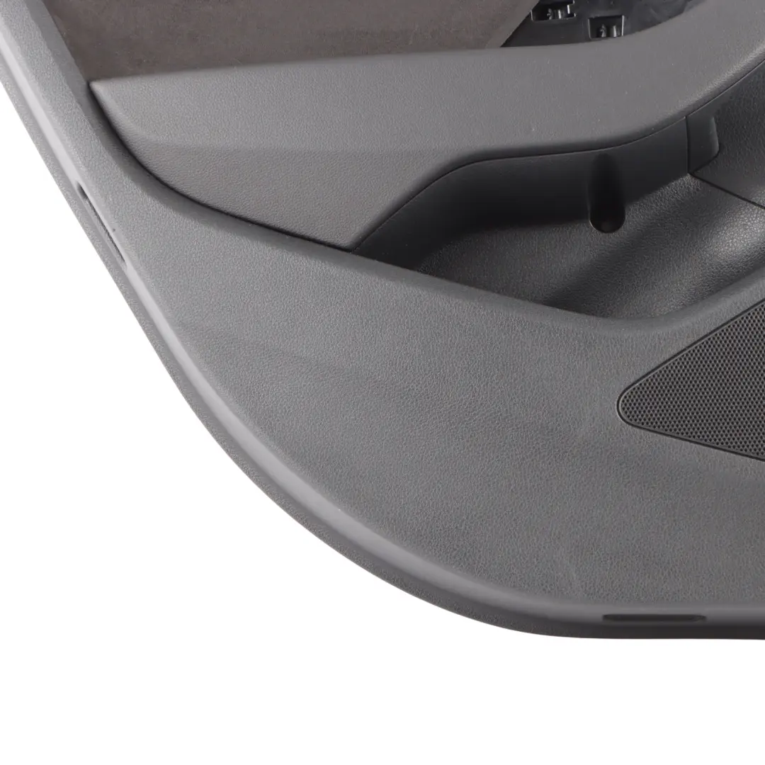 Door Card Rear Left N/S Trim Panel Cover Alcantara Black to Audi RS3 8V with Part number 8V4867303F Audi RS3 8V Door Card Rear Left N/S Trim Panel Cover Alcantara Black - SKU 8V4867303F - Part number 8V4867303F