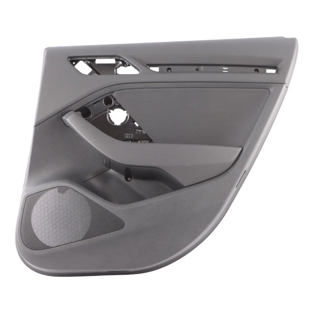 Audi A3 8V 5D Door Card Rear Right O/S Trim Panel Cloth Black - SKU 8V4867304 - Part number 8V4867304