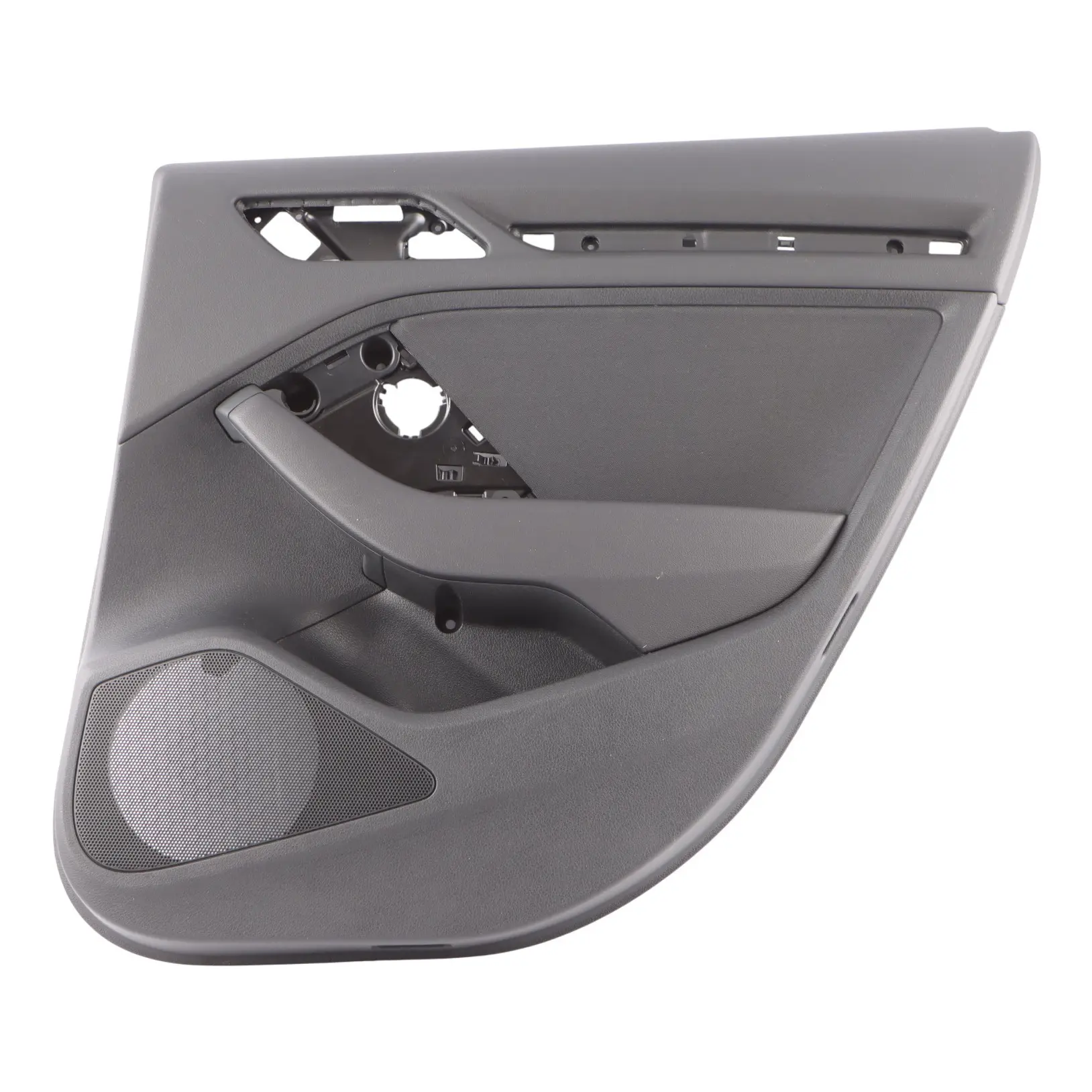 Audi A3 8V 5D Door Card Rear Right O/S Trim Panel Cloth Black 8V4867304