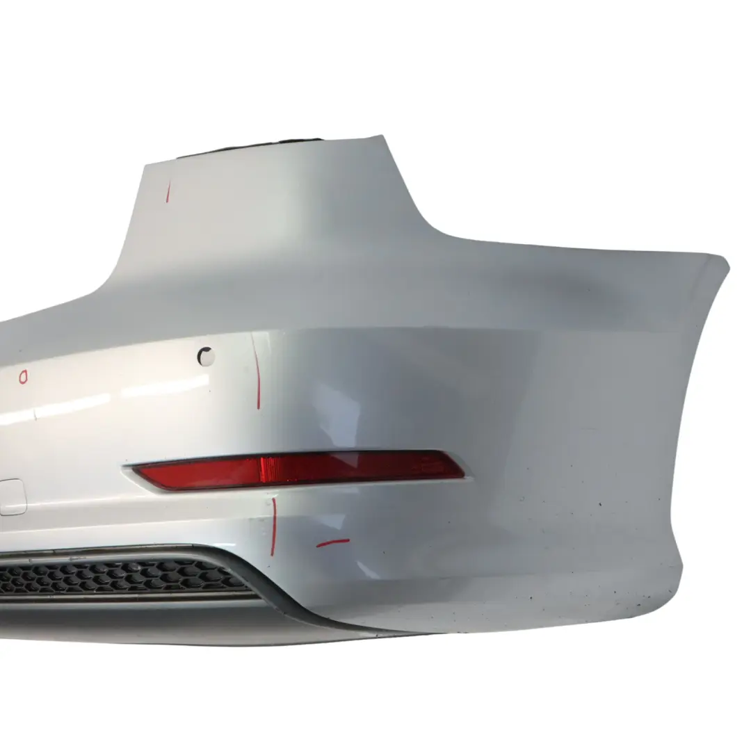 Audi A3 8V Rear Bumper Trim Panel Covering Foil Silver Metallic - Z7G - SKU 8V5807067D-FSI - Part number 8V5807067D