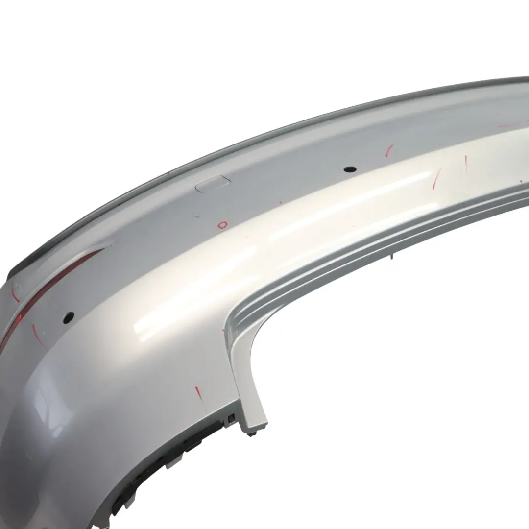 Bumper Trim Panel Covering Foil Silver Metallic - Z7G to Audi A3 8V Rear with Part number 8V5807067D Audi A3 8V Rear Bumper Trim Panel Covering Foil Silver Metallic - Z7G - SKU 8V5807067D-FSI - Part number 8V5807067D