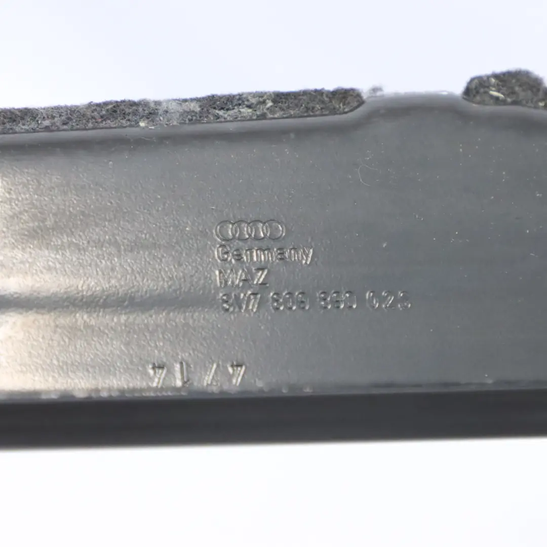 Fixation De Vitre De Custode Arrière Droite pour Audi A3 8V à propos du numéro de pièce 8V7809890 Audi A3 8V Fixation De Vitre De Custode Arrière Droite - SKU 8V7809890 - Numéro de pièce 8V7809890