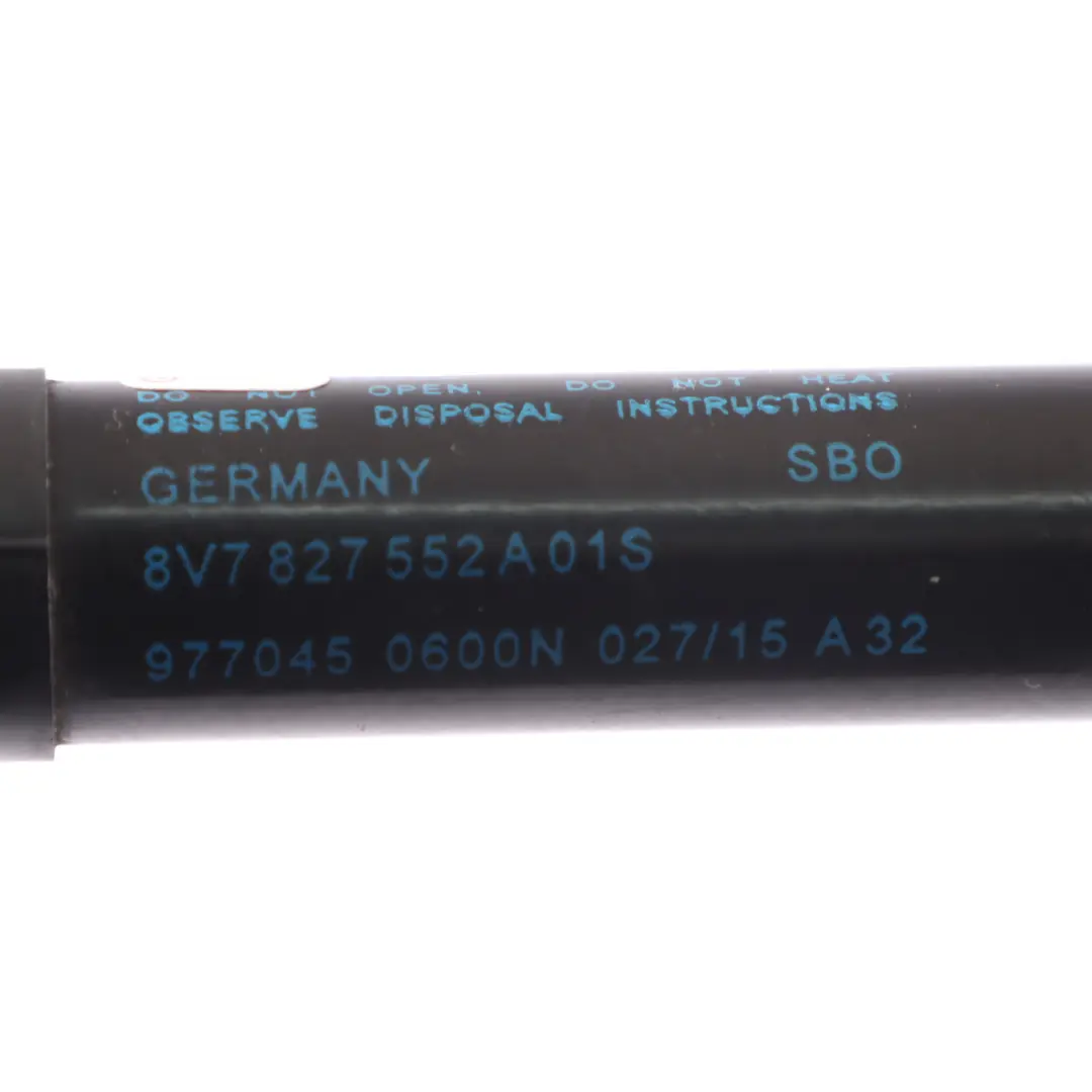 Couvercle de Coffre Vérin à Gaz Droite Gauche pour Audi A3 8V Cabriolet à propos du numéro de pièce 8V7827552A Audi A3 8V Cabriolet Couvercle de Coffre Vérin à Gaz Droite Gauche - SKU 8V7827552A - Numéro de pièce 8V7827552A