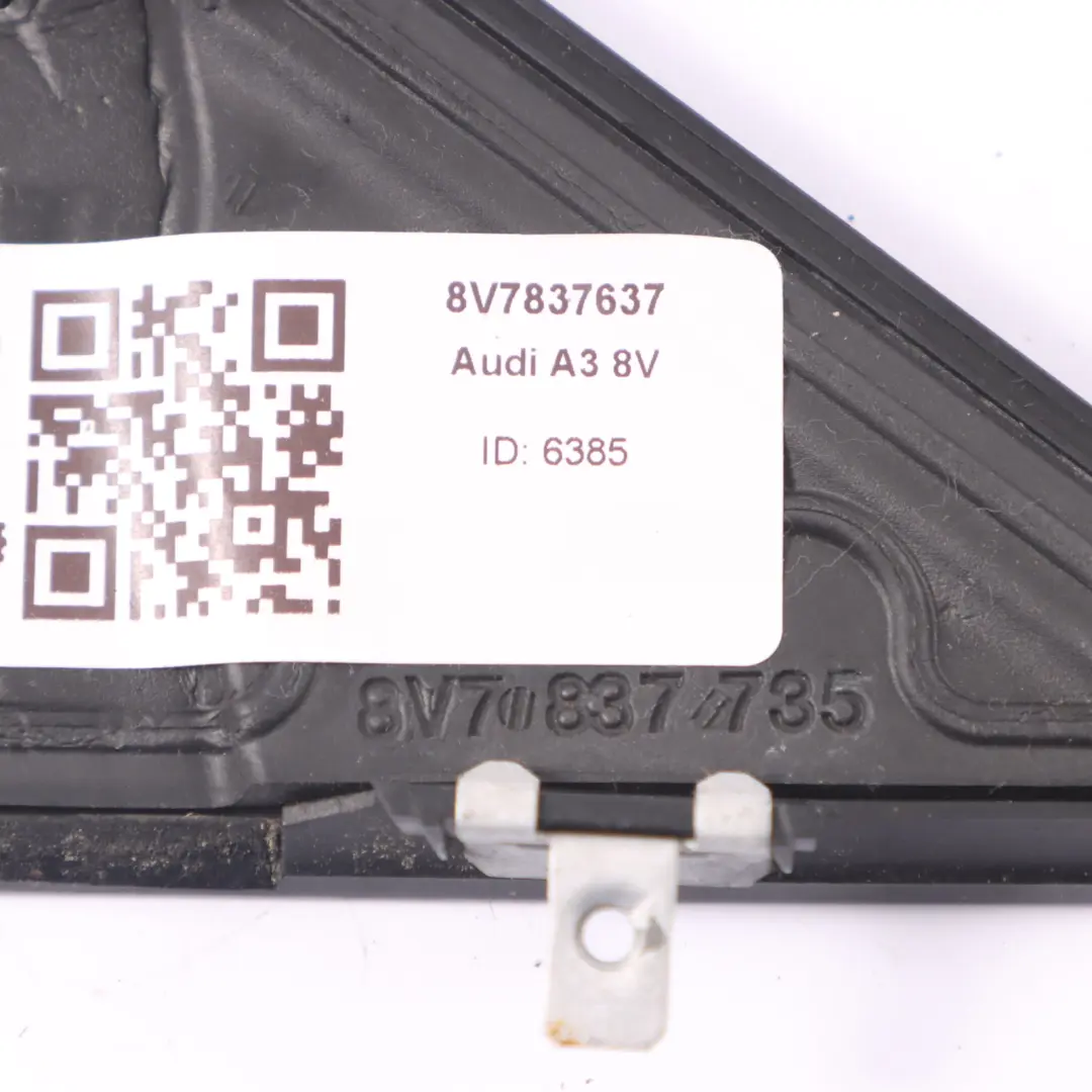 Audi A3 8V Osłona Zaślepka Narożnika Przód Lewo - SKU 8V7837637 - Numer Części 8V7837637