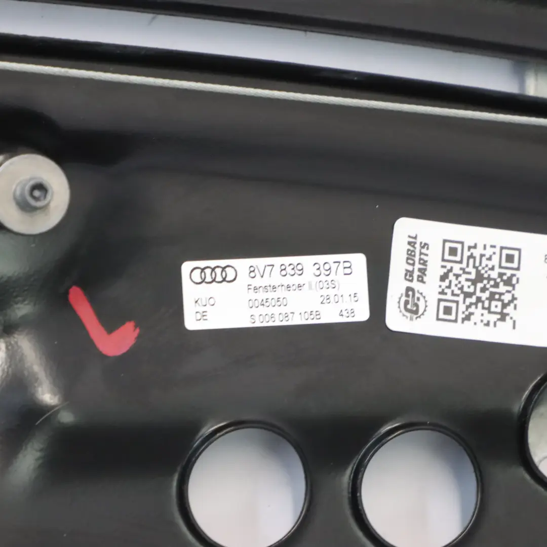 Podnośnik Szyby Drzwi Lewy Tył do Audi A3 8V o numerze 8V7839461 Audi A3 8V Podnośnik Szyby Drzwi Lewy Tył - SKU 8V7839461 - Numer Części 8V7839461
