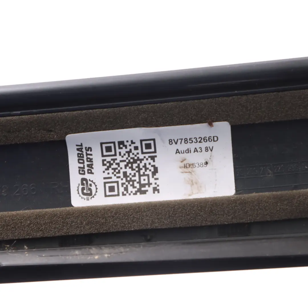 Colonne A Cache Avant Droite pour Audi A3 8V à propos du numéro de pièce 8V7853266D Audi A3 8V Colonne A Cache Avant Droite - SKU 8V7853266D - Numéro de pièce 8V7853266D