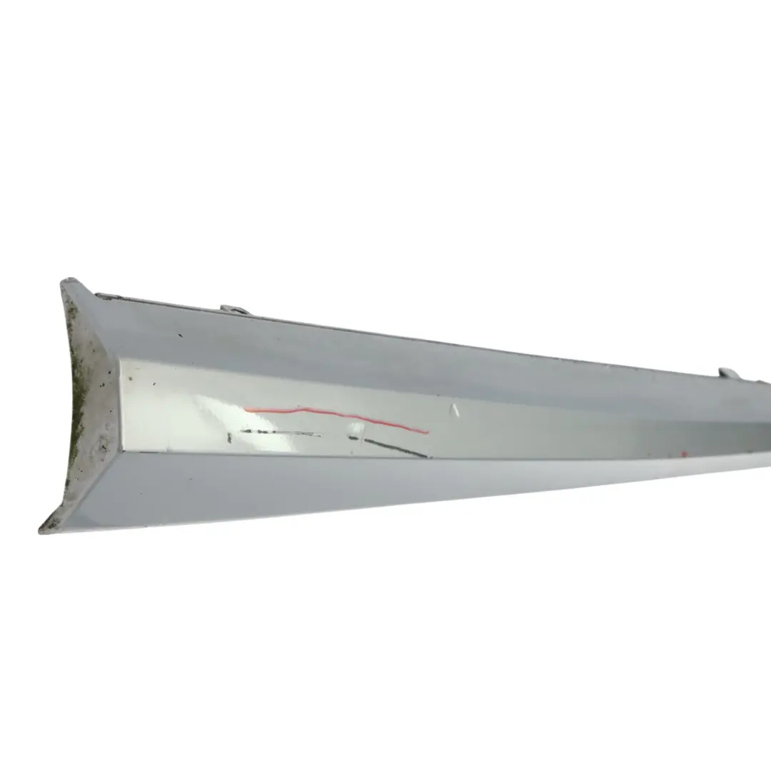 Audi A3 8V Faldón lateral izquierdo Panel cubre umbral S Line Foil Plata - Z7G - SKU 8V7853859-FSI - Número de pieza 8V7853859
