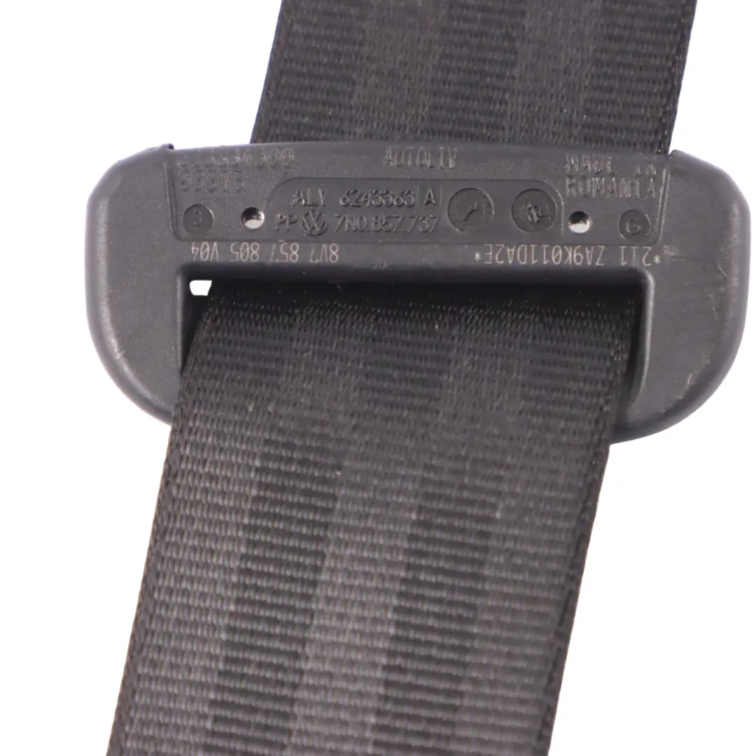 Belt Rear Left Right N/O/S Seatbelt Black to Audi A3 8V Cabrio Seat with Part number 8V7857805 Audi A3 8V Cabrio Seat Belt Rear Left Right N/O/S Seatbelt Black - SKU 8V7857805 - Part number 8V7857805
