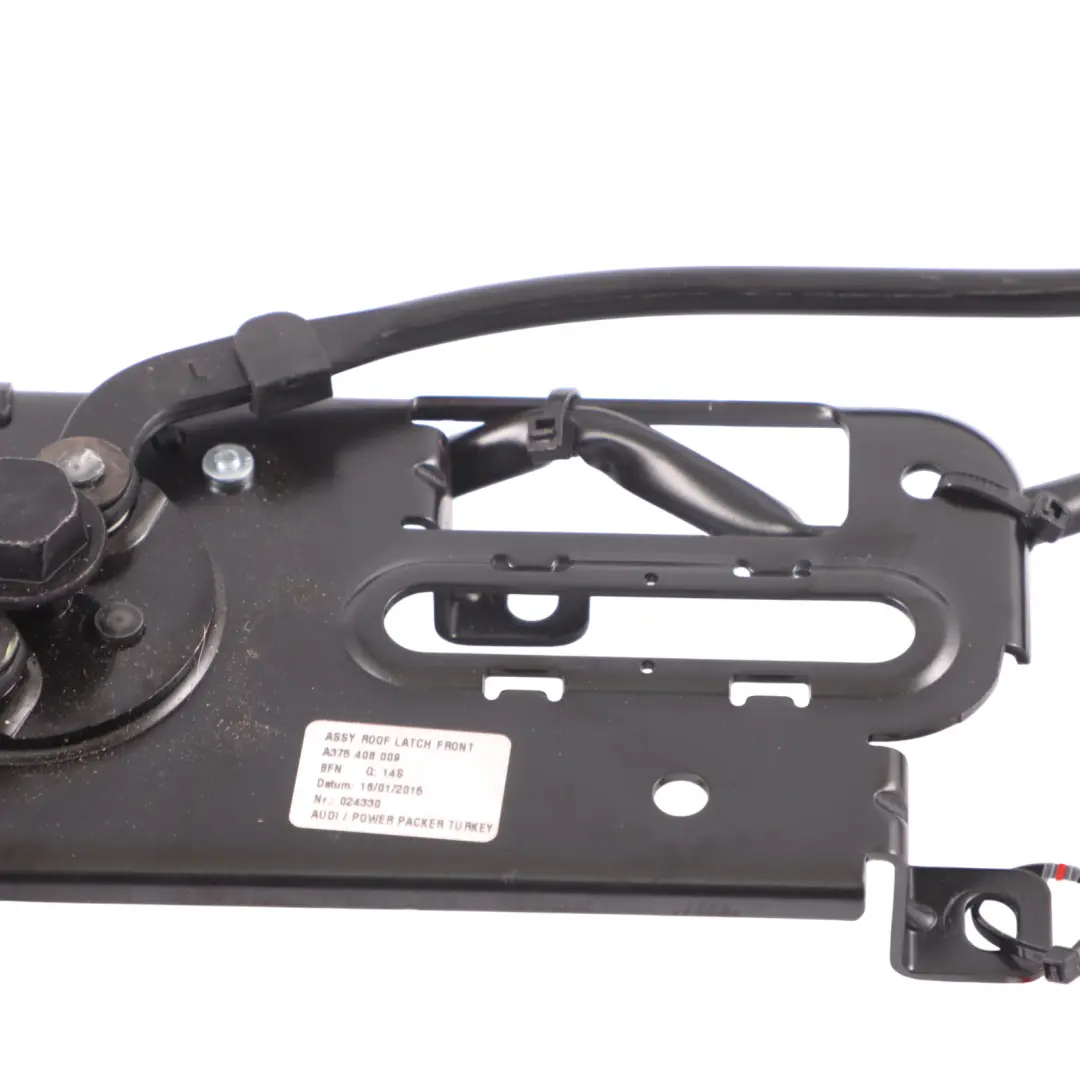 Mechanizm Zamka Składanego Dachu Przód Środkowy do Audi A3 8V o numerze 8V7871499 Audi A3 8V Mechanizm Zamka Składanego Dachu Przód Środkowy - SKU 8V7871499 - Numer Części 8V7871499