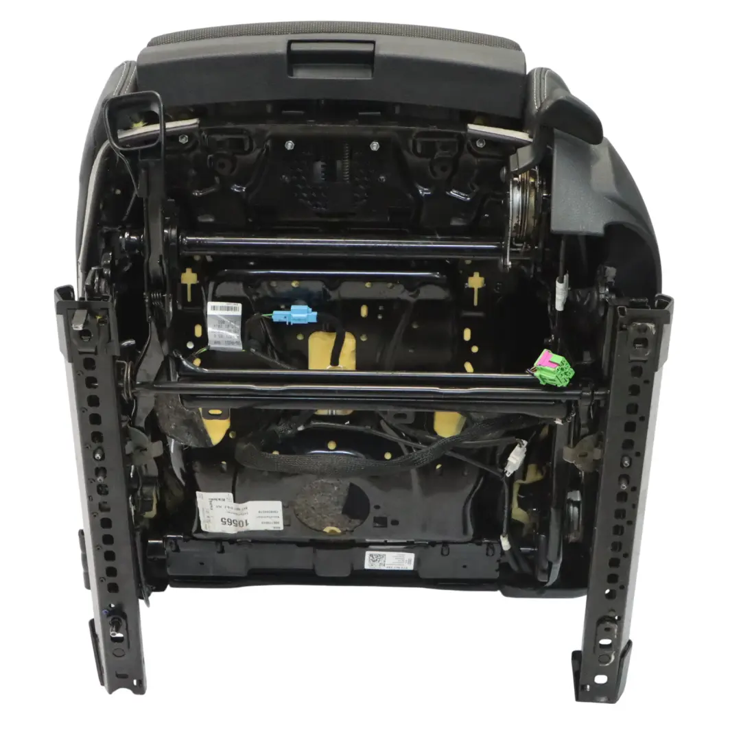 Audi A3 8V Seat Front Left N/S 3 Door S Line Heated Half Leather Black Silver - SKU 8V7881805H-1 - Part number 8V7881805H