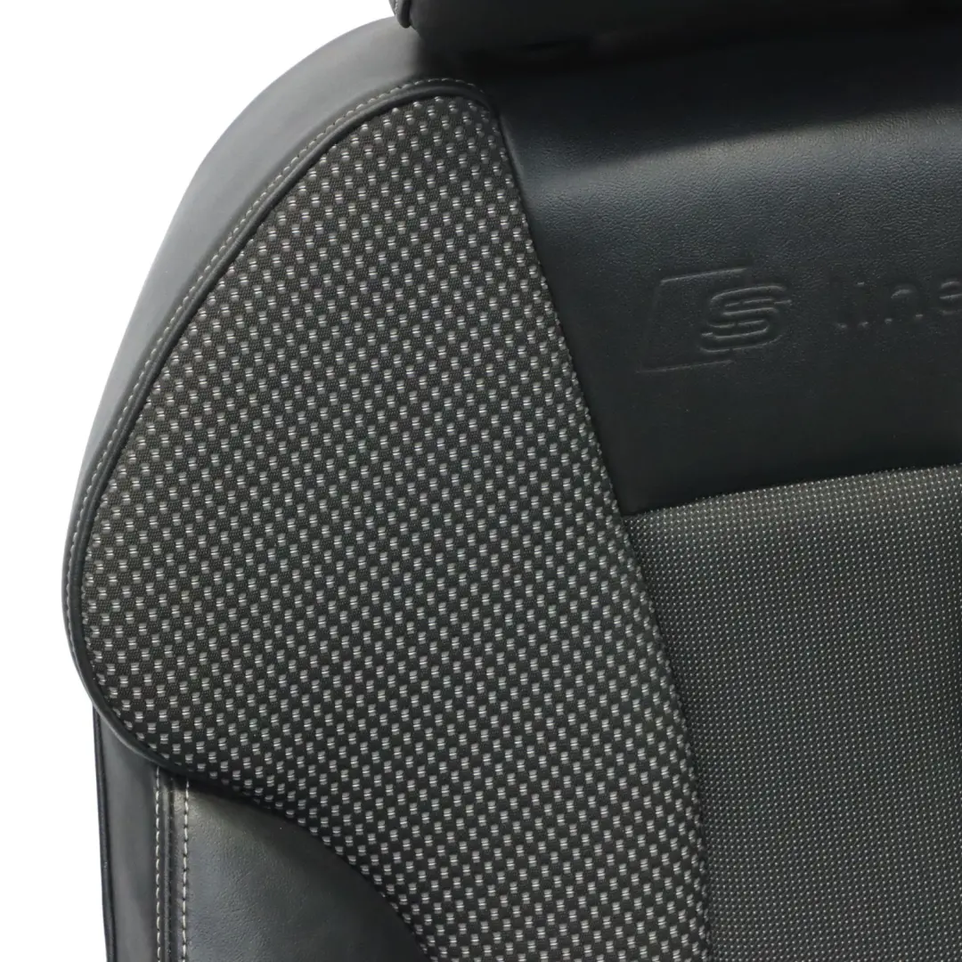 Sitz Vorne Links 3 Türen S Line Beheizt Halbleder Schwarz Silber für Audi A3 8V mit Teilenummer 8V7881805H Audi A3 8V Sitz Vorne Links 3 Türen S Line Beheizt Halbleder Schwarz Silber - SKU 8V7881805H-1 - Teilenummer 8V7881805H