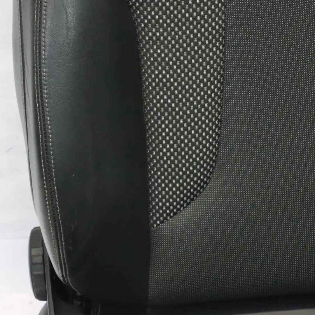 Audi A3 8V Seat Front Right O/S 3 Door S Line Heated Half Leather Black Silver - SKU 8V7881806H-1 - Part number 8V7881806H
