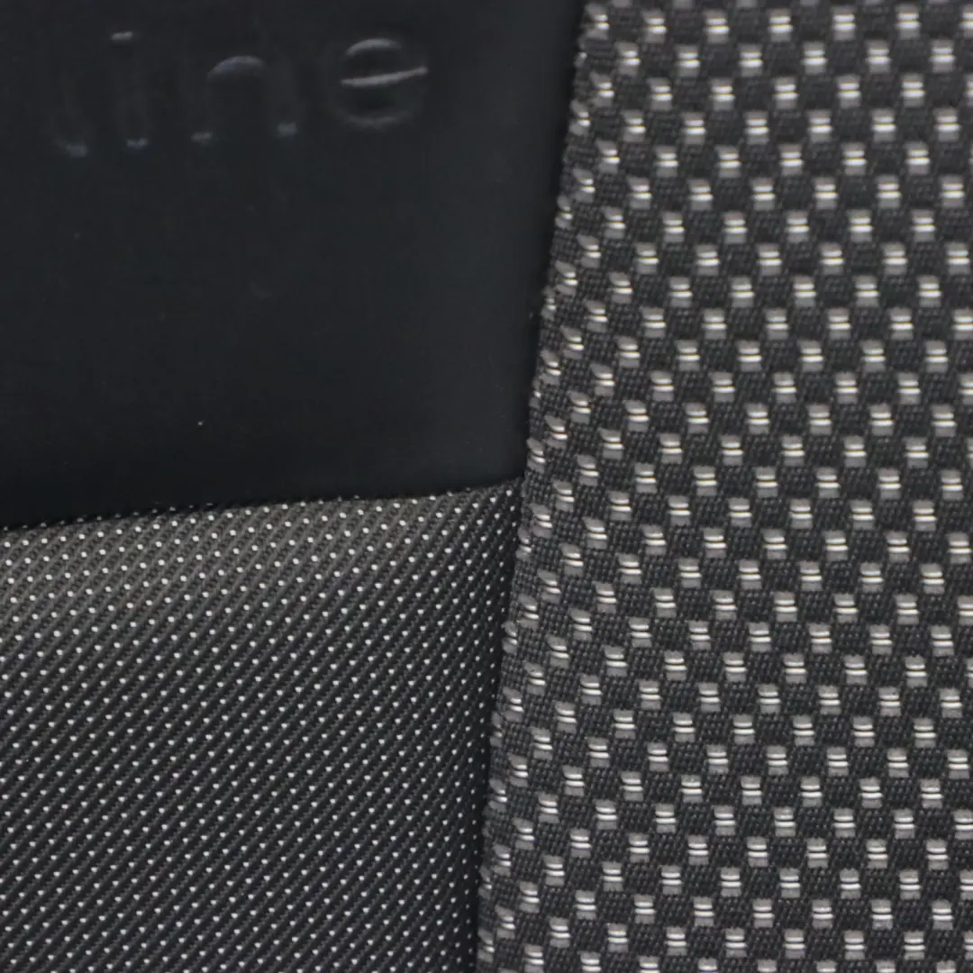 Audi A3 8V Siège avant droit 3 portes S Line chauffant mi-cuir Noir Argent - SKU 8V7881806H-1 - Numéro de pièce 8V7881806H