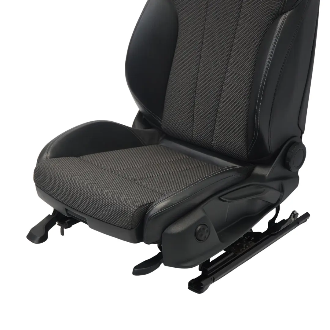 Front Sport Seat S-Line Left N/S Leather Cloth Soul Black Fels Grey to Audi A4 B9 with Part number 8W0881805F Audi A4 B9 Front Sport Seat S-Line Left N/S Leather Cloth Soul Black Fels Grey - SKU 8W0881805F-1 - Part number 8W0881805F