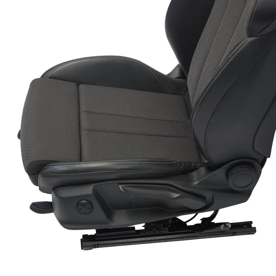 Audi A4 B9 Asiento Delantero S-Line Izquierdo Cuero Tela Soul Negro Fels Gris - SKU 8W0881805F-1 - Número de pieza 8W0881805F