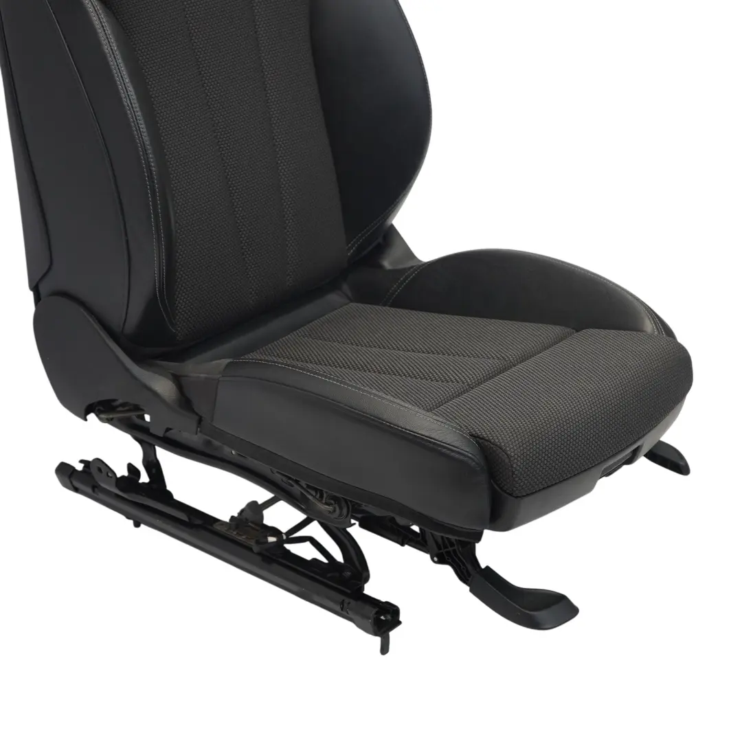 Audi A4 B9 Asiento Delantero S-Line Izquierdo Cuero Tela Soul Negro Fels Gris - SKU 8W0881805F-1 - Número de pieza 8W0881805F