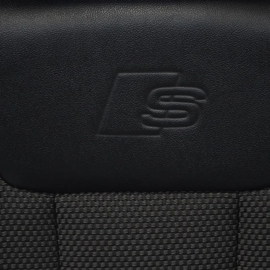 Audi A4 B9 Asiento Delantero S-Line Izquierdo Cuero Tela Soul Negro Fels Gris - SKU 8W0881805F-1 - Número de pieza 8W0881805F