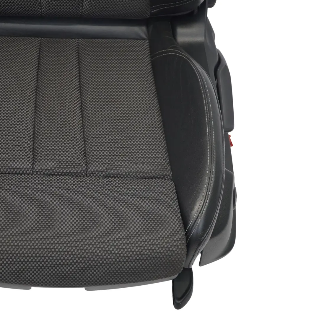 Audi A4 B9 Front Sport Seat S-Line Left N/S Leather Cloth Soul Black Fels Grey - SKU 8W0881805F-1 - Part number 8W0881805F