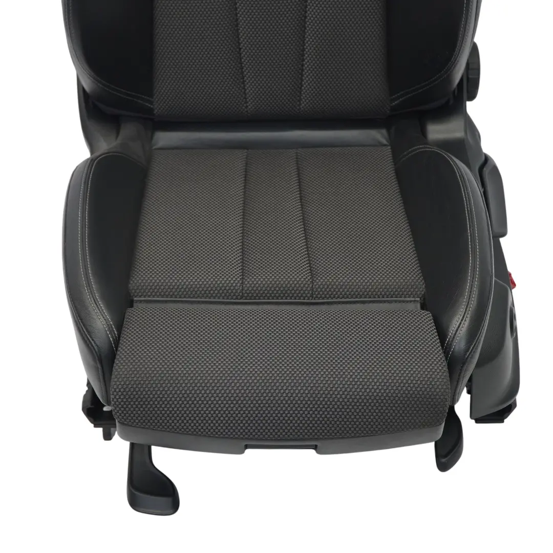 Audi A4 B9 Asiento Delantero S-Line Izquierdo Cuero Tela Soul Negro Fels Gris - SKU 8W0881805F-1 - Número de pieza 8W0881805F