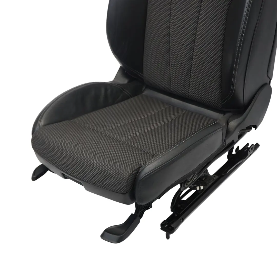 Front Sport Seat S-Line Right O/S Leather Cloth Soul Black Fels Grey to Audi A4 B9 with Part number 8W0881806F Audi A4 B9 Front Sport Seat S-Line Right O/S Leather Cloth Soul Black Fels Grey - SKU 8W0881806F-1 - Part number 8W0881806F