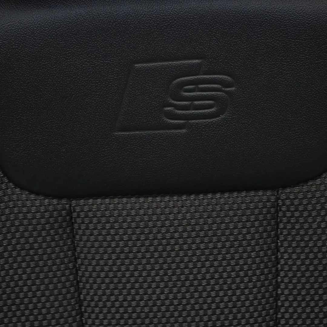 Audi A4 B9 Asiento Deportivo Delantero S-Line Derecho Cuero Tela Soul Negro Fels - SKU 8W0881806F-1 - Número de pieza 8W0881806F