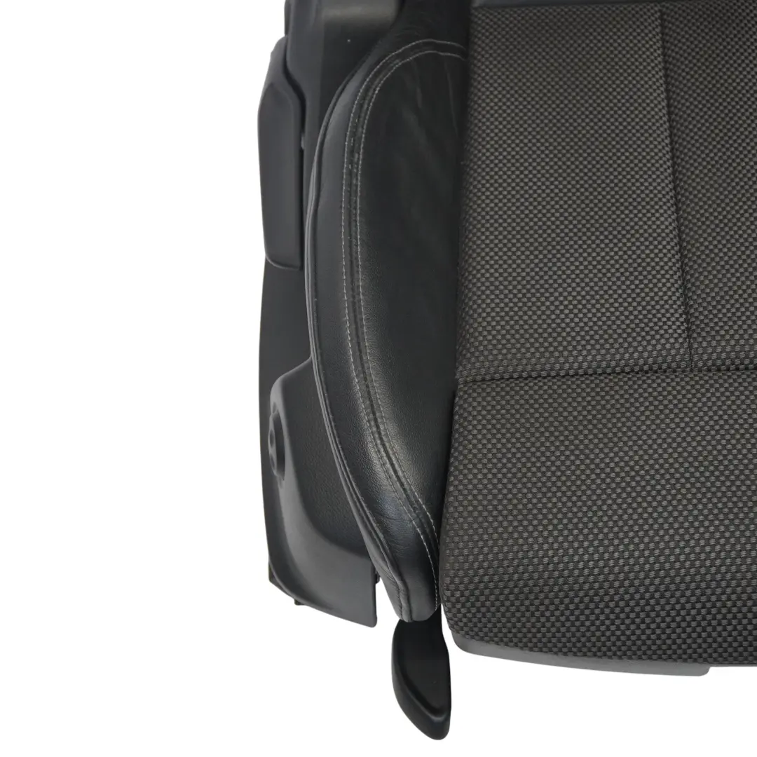 Audi A4 B9 Front Sport Seat S-Line Right O/S Leather Cloth Soul Black Fels Grey - SKU 8W0881806F-1 - Part number 8W0881806F