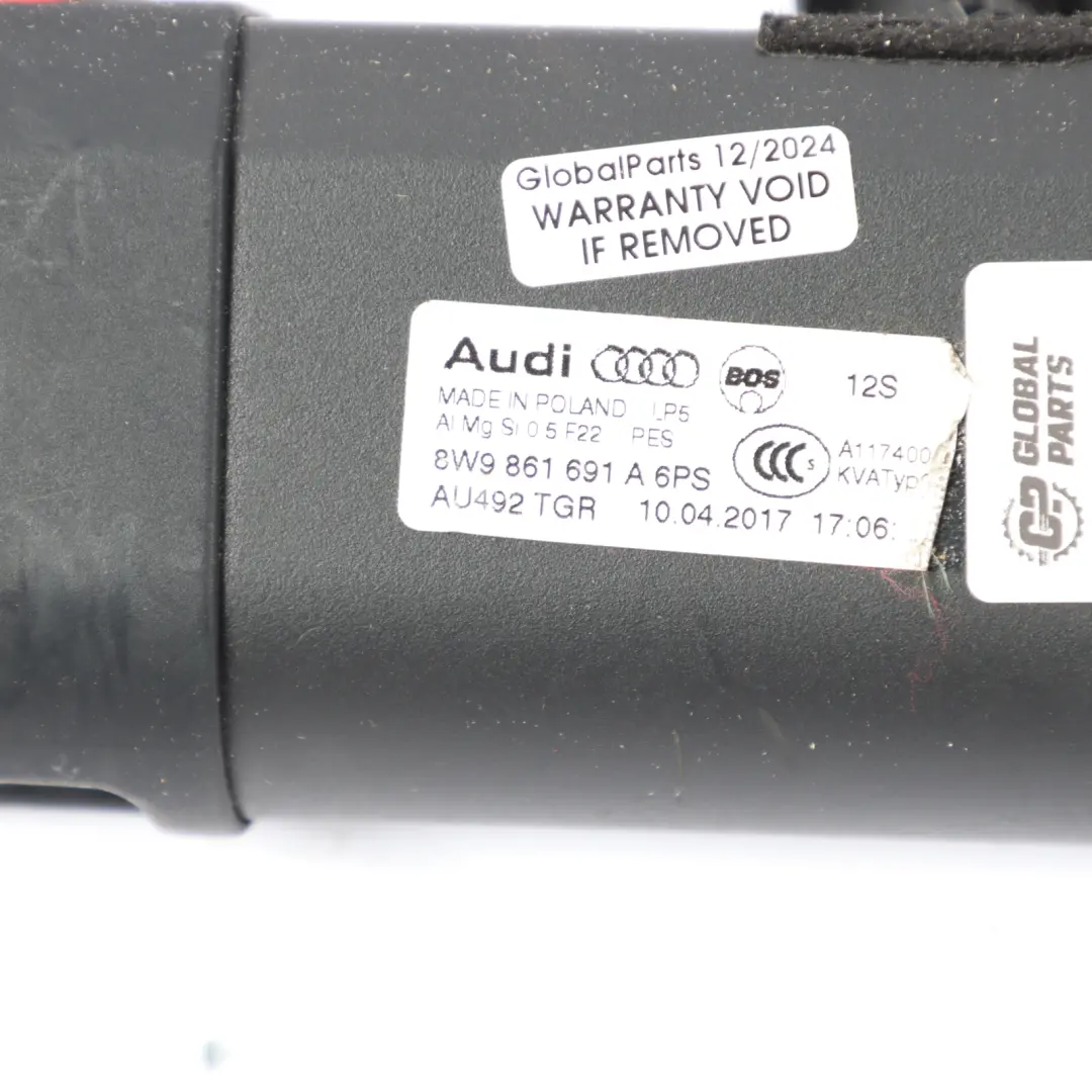 Audi A4 B9 Avant Coffre arrière Étagère rangement pour colis - SKU 8W9861691A - Numéro de pièce 8W9861691A