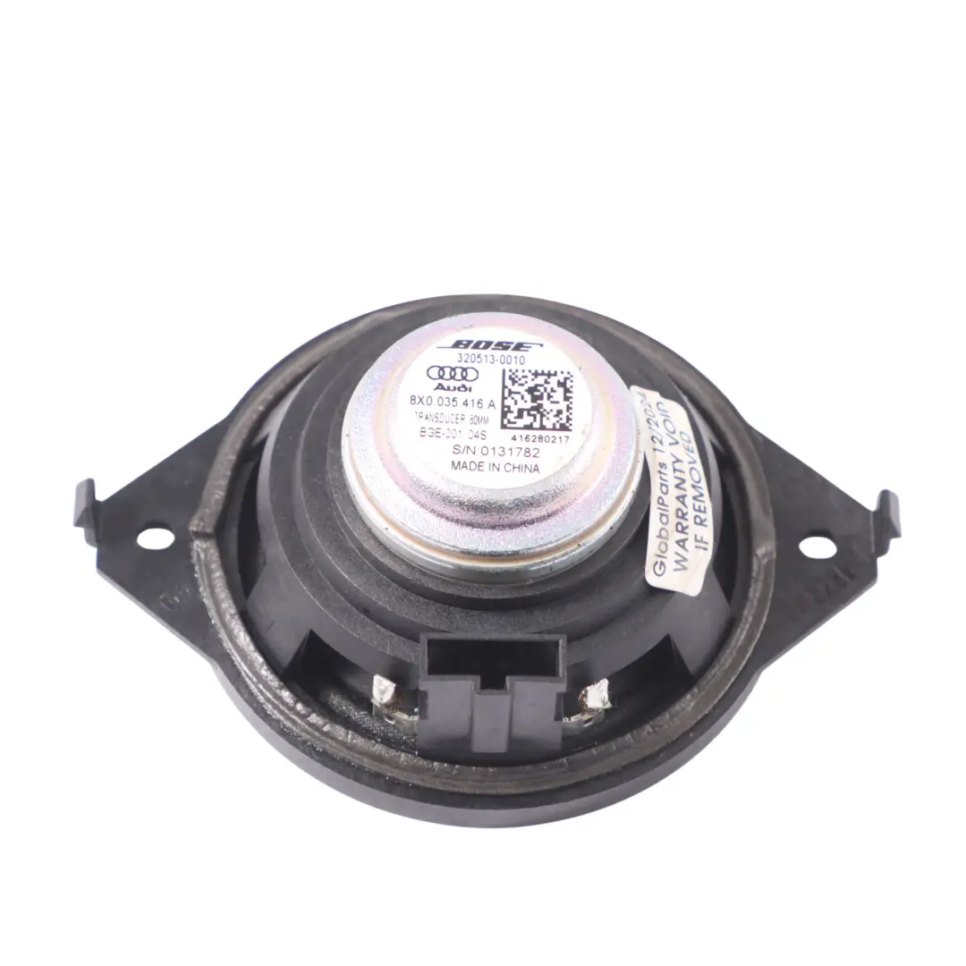 Audi Q3 8U Haut-parleur Centre du tableau de bord BOSE 80mm - SKU 8X0035416A - Numéro de pièce 8X0035416A