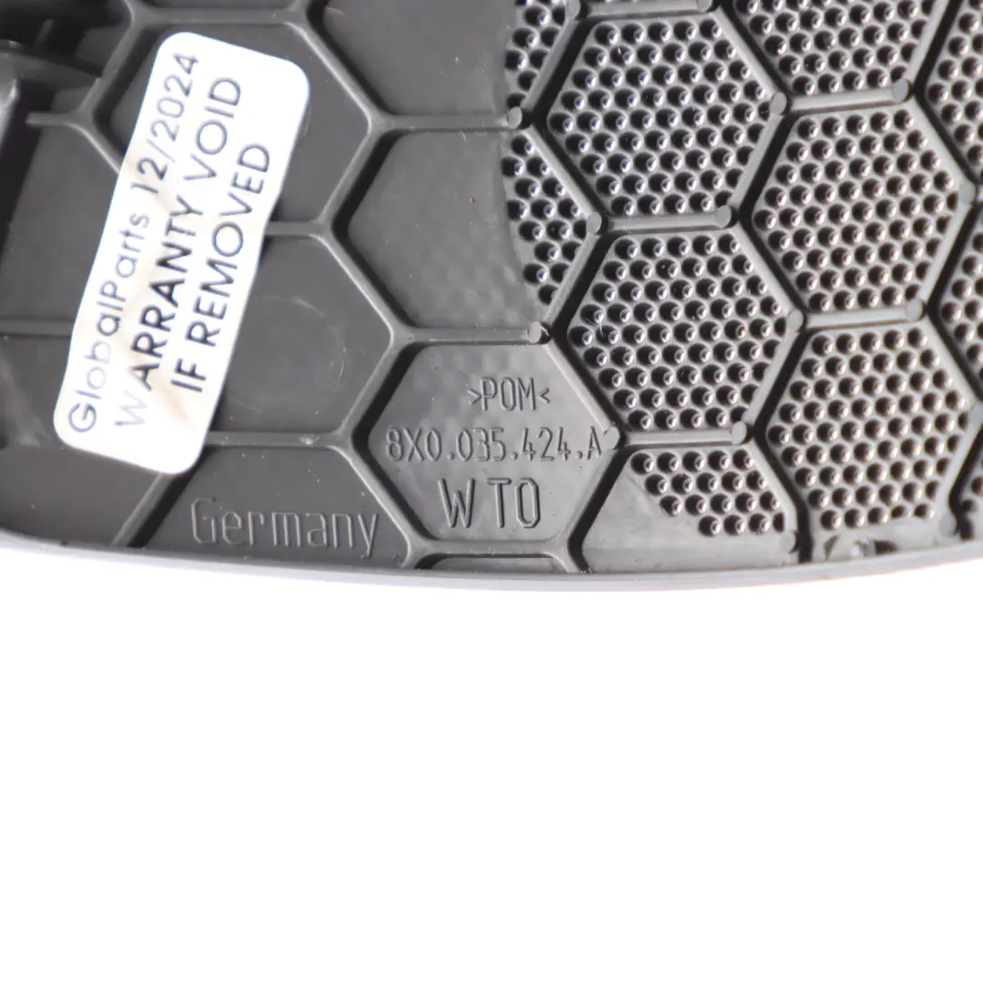 Speaker Cover Door Rear Right O/S Loudspeaker Trim to Audi A1 8X with Part number 8X0035424A Audi A1 8X Speaker Cover Door Rear Right O/S Loudspeaker Trim - SKU 8X0035424A - Part number 8X0035424A