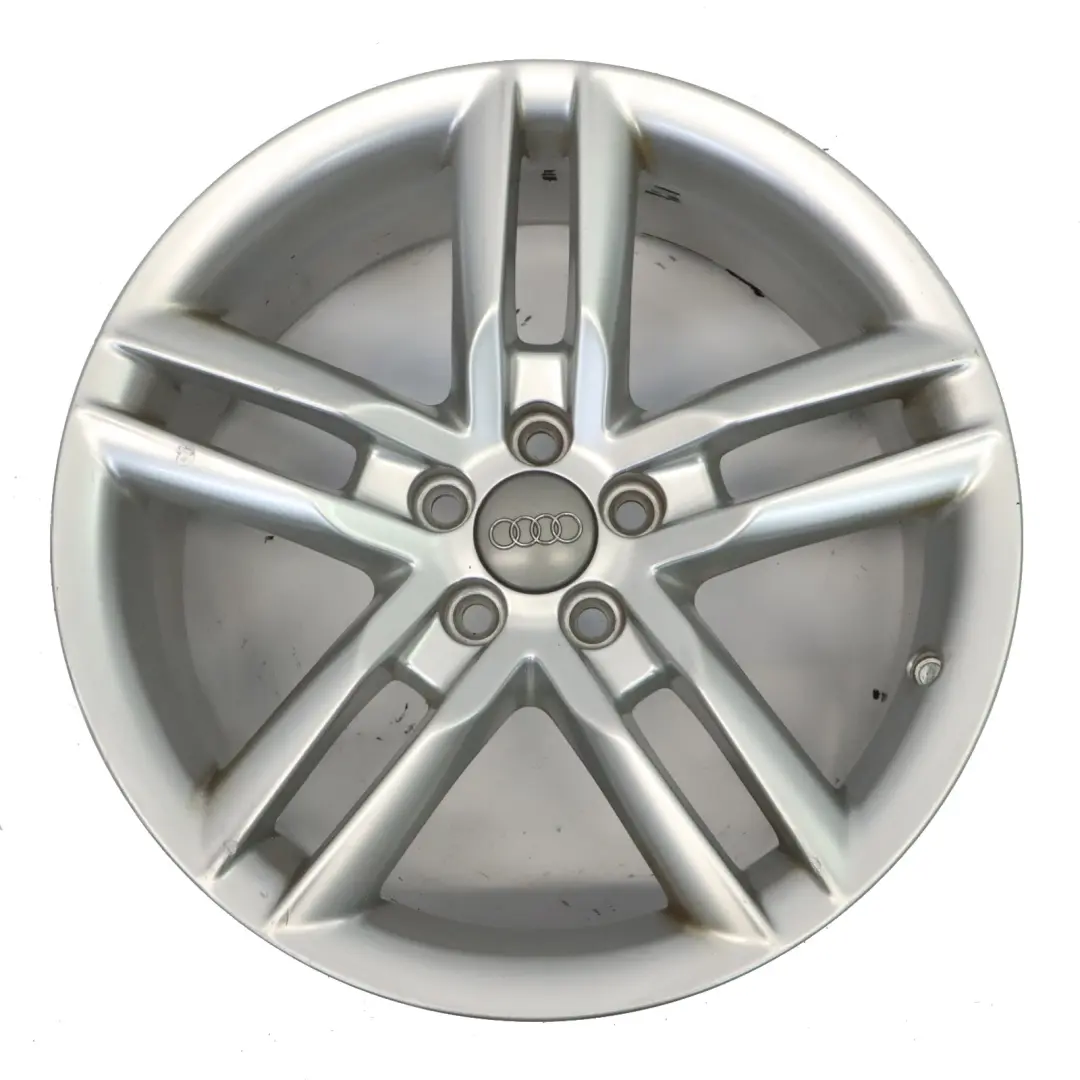 Audi A1 8X Jante alliage argenté 17" 7.5J ET36 Double étoile 8X0601025K - SKU 8X0601025K-1 - Numéro de pièce 8X0601025K-1