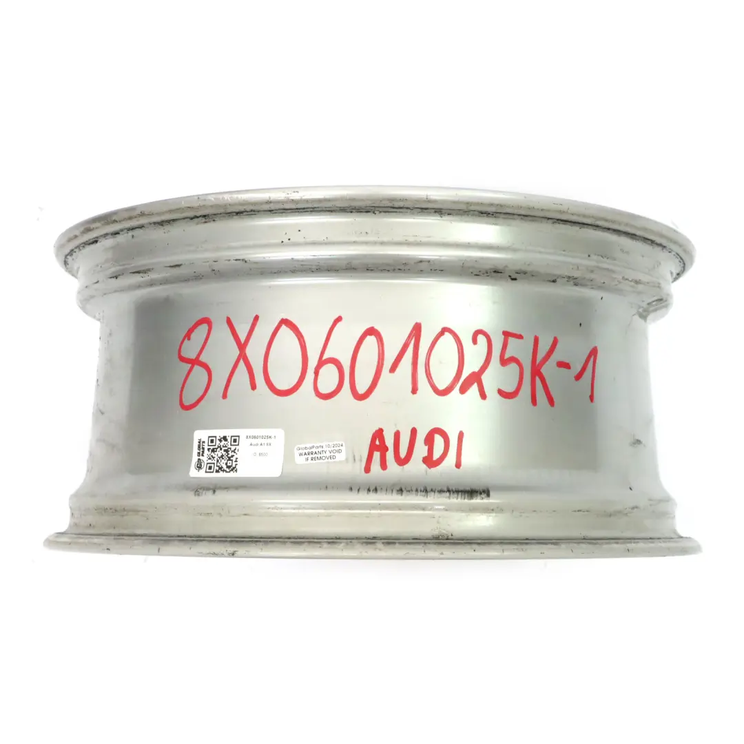 Audi A1 8X Jante alliage argenté 17" 7.5J ET36 Double étoile 8X0601025K - SKU 8X0601025K-1 - Numéro de pièce 8X0601025K-1
