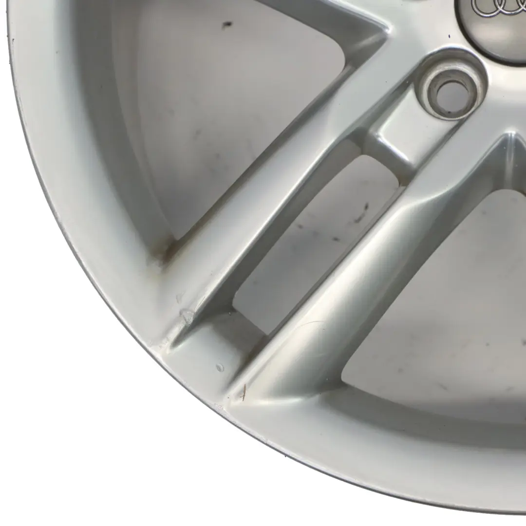 Audi A1 8X Jante alliage argenté 17" 7.5J ET36 Double étoile 8X0601025K - SKU 8X0601025K-1 - Numéro de pièce 8X0601025K-1