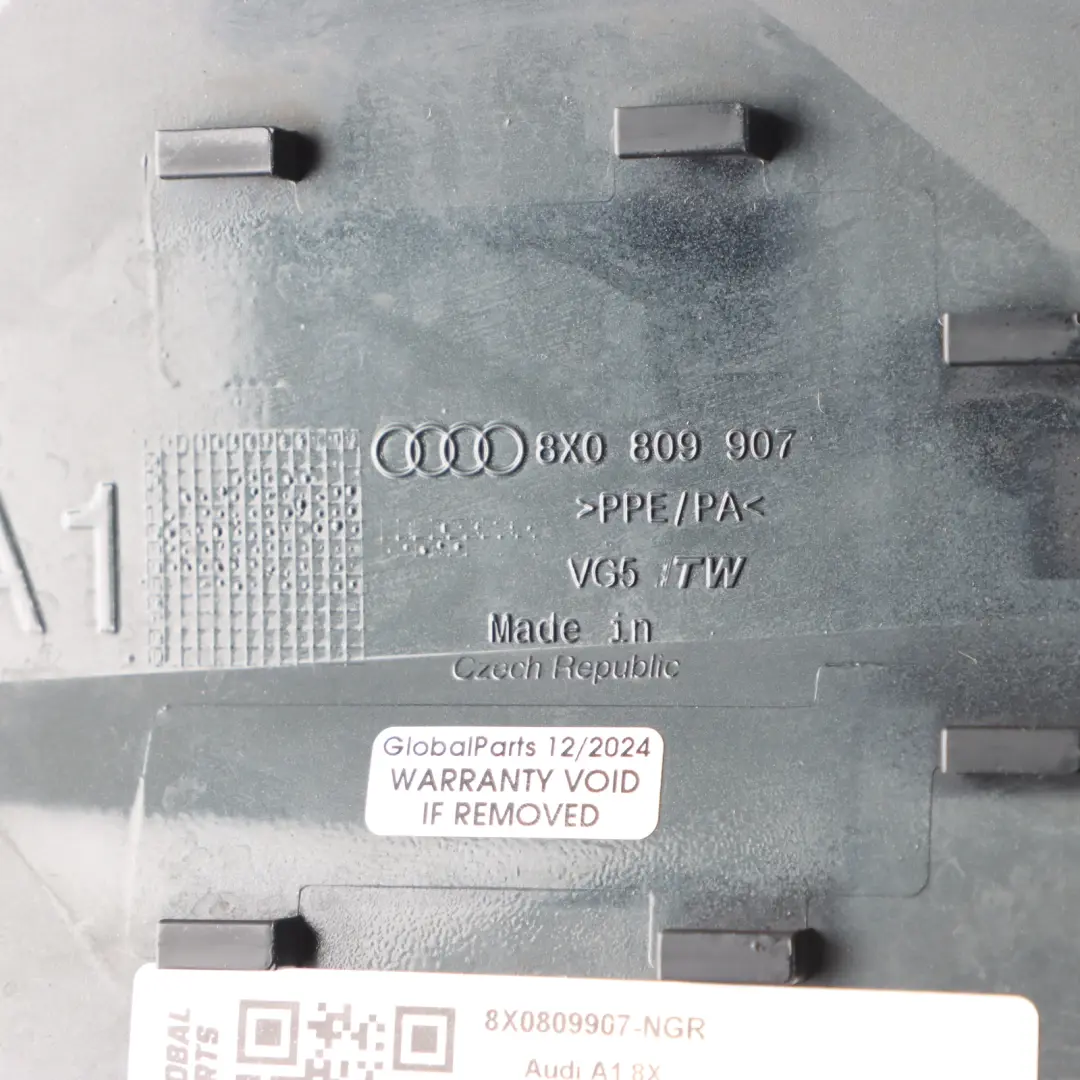 Fill In Flap Cap Cover Nano Grey Metallic - X7M to Audi A1 8X Fuel with Part number 8X0809907 Audi A1 8X Fuel Fill In Flap Cap Cover Nano Grey Metallic - X7M - SKU 8X0809907-NGR - Part number 8X0809907