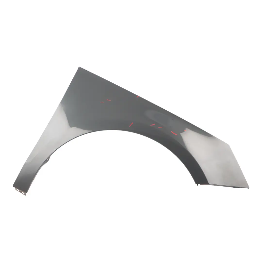 Side Panel Front Right O/S Wing Fender Cover Nano Grey Metallic - X7M to Audi A1 8X with Part number 8X0821106A Audi A1 8X Side Panel Front Right O/S Wing Fender Cover Nano Grey Metallic - X7M - SKU 8X0821106A-NGR - Part number 8X0821106A