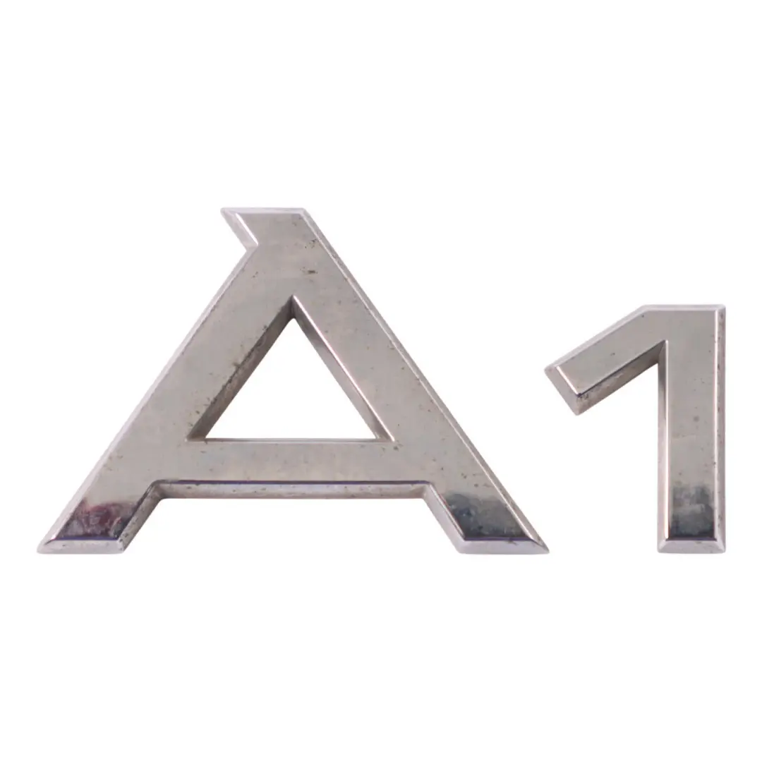 Audi A1 8X Portón trasero Trunk Hatch A1 Logo Lettering Label Emblema - SKU 8X0853741 - Número de pieza 8X0853741