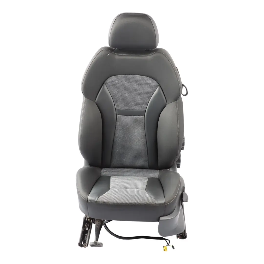 Door Sport Seat Front Left N/S Cloth Fabric Black Soul Grey Audi A1 8X 3 - SKU 8X0881805K-1 - Part number 8X0881805K