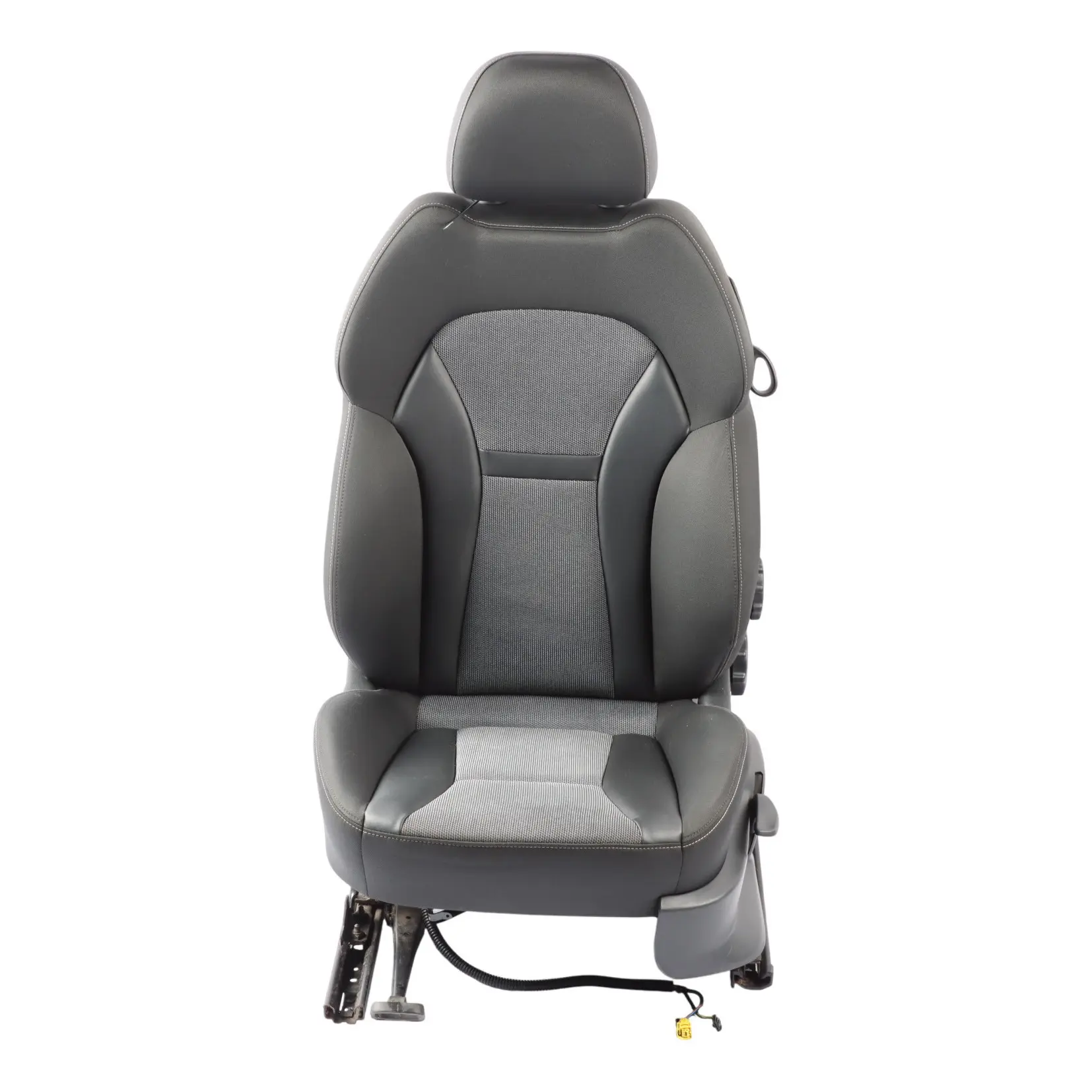 Audi A1 8X 3 Puerta Asiento Deportivo Delantero Izquierdo Tela Negro Soul Grey