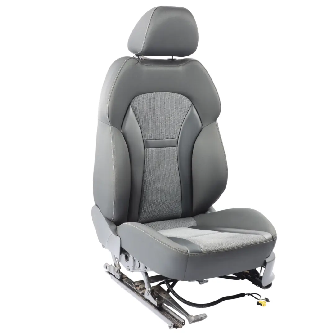 Door Sport Seat Front Left N/S Cloth Fabric Black Soul Grey Audi A1 8X 3 - SKU 8X0881805K-1 - Part number 8X0881805K