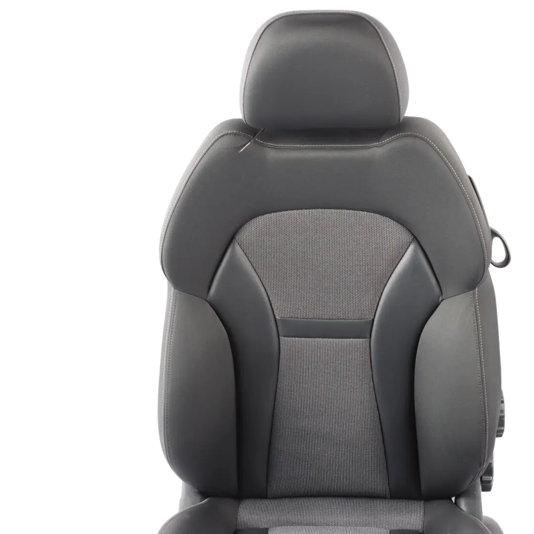 Door Sport Seat Front Left N/S Cloth Fabric Black Soul Grey Audi A1 8X 3 - SKU 8X0881805K-1 - Part number 8X0881805K