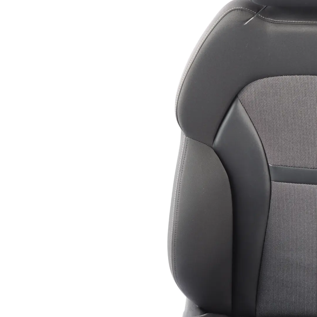 Door Sport Seat Front Left N/S Cloth Fabric Black Soul Grey Audi A1 8X 3 - SKU 8X0881805K-1 - Part number 8X0881805K