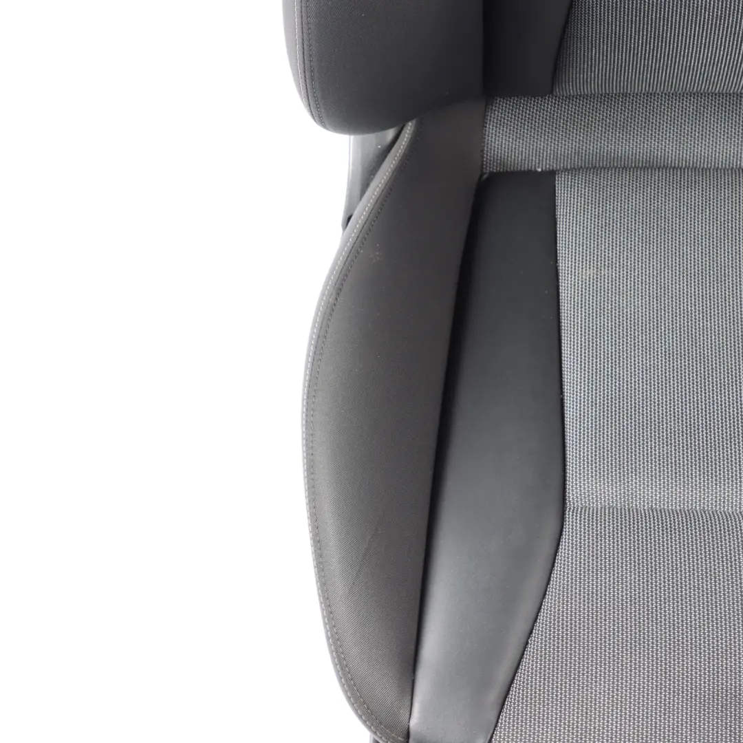 Door Sport Seat Front Left N/S Cloth Fabric Black Soul Grey Audi A1 8X 3 - SKU 8X0881805K-1 - Part number 8X0881805K