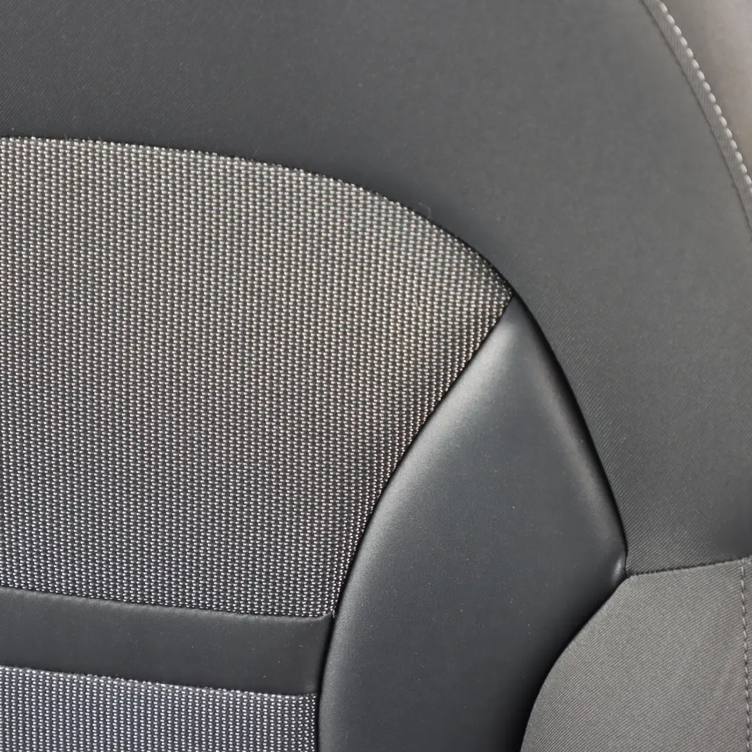 Door Sport Seat Front Left N/S Cloth Fabric Black Soul Grey Audi A1 8X 3 - SKU 8X0881805K-1 - Part number 8X0881805K