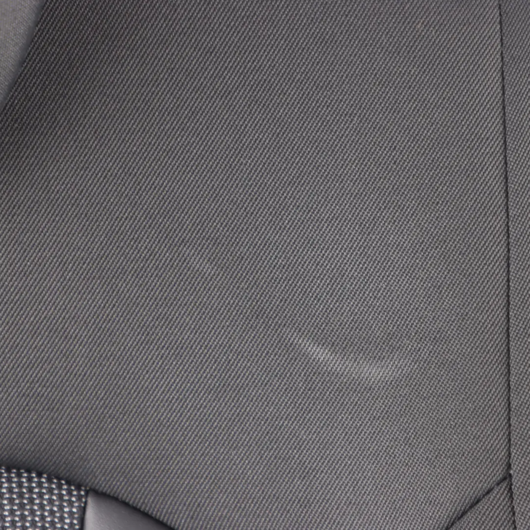 Audi A1 8X Seat Backrest Half Leather Cloth Soul Black Grey Rear Left N/S - SKU 8X0885805E - Part number 8X0885805E